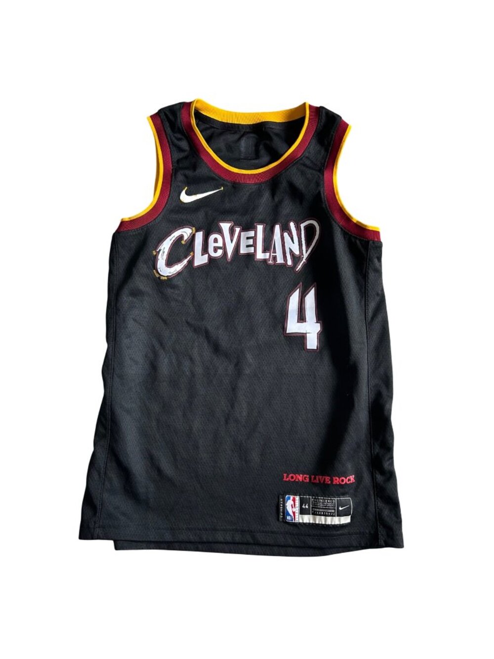 NIke Cleveland Cavaliers Kevin Porter Jr. #4  Jersey Black Dri-Fit NBA Edition